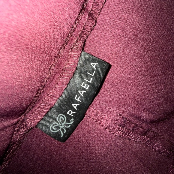 Rafaella Women's Stretch Slim Ankle Pull-On Elastic Waist Dress Pants - Picture 3 of 9